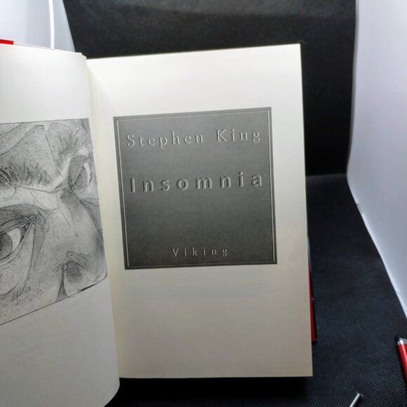 True 1st Print Stephen King Insomnia 1st Ed Hardcover Book - Picture 5 of 6